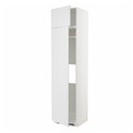 METOD Hi cab f fridge or freezer w 2 drs, white/Stensund white, 60x60x240 cm
