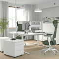 MITTZON Desk, white, 160x80 cm