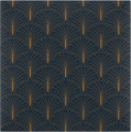 Upholstered Wall Panel Stegu Mollis Square 30 x 30 cm, dark blue - gold