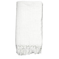 Blanket Throw Waffle, white