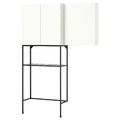 ENHET Storage combination, anthracite/white, 140x32x204 cm
