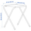 STRANDÖN Folding stool, blue