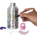 Metal Water Bottle with Markers for Children