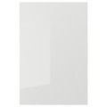 RINGHULT Door, high-gloss light grey, 40x60 cm