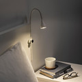 NÄVLINGE LED wall/clamp spotlight, white