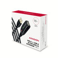 AXAGON USB Cable ADR-215 USB 2.0 A-M -> A-F act 15m