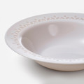 PARADISISK Deep plate, off-white, 22 cm