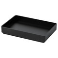 SKOGSVIKEN Tray, black, 10x15 cm