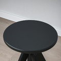 RUDSTORP Stool, black, 44-55 cm