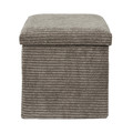 Folding Pouffe, corduroy, taupe