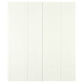 BERGSBO Pair of sliding doors, white, 200x236 cm