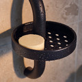 BÄSINGEN Shower shelf, anthracite, 16x29 cm