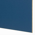 MEHAMN Pair of sliding doors, white/double sided blue, 150x236 cm