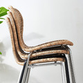 ÄLVSTA Chair, handmade rattan/Sefast chrome-plated