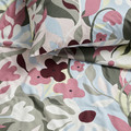 KORSKOVALL Duvet cover and 2 pillowcases, multicolour/floral pattern, 200x200/50x60 cm