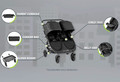 Baby Jogger Weathershield Rain Cover City Mini 2/GT2 Double