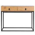 Console Table Abbott, oak/black