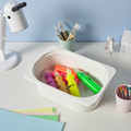 TROFAST Wall storage, grey/white, 34x21x30 cm