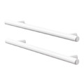 GoodHome T-bar Cabinet Handle Annatto 220 mm, white, 2 pack