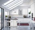 METOD / MAXIMERA High cabinet w 2 drawers for oven, white, Voxtorp matt white, 60x60x140 cm
