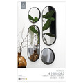 Mirrors Deco Round Set of 4, black