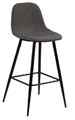 Bar Stool Wilma, grey/black