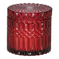 Candle in Glass 10.5cm, red