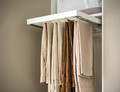 KOMPLEMENT Pull-out trouser hanger, white, 100x58 cm