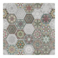 Gres Tile Patchwork Hexagon 60 x 60 cm, multicolour, 1.44 m2