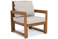 Outdoor Furniture Set MALTA, brown/grey