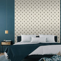 GoodHome Vinyl Wallpaper on Fleece Celsia, white