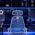 STYRSPEL Gaming chair, blue/light grey