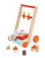 Janod Wooden blocks with cart 3+