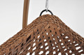 Hanging Cocoon Chair BALI LUX, in-/outdoor, brown