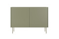 Two-Door Cabinet Desin 120, olive/nagano oak