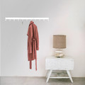 Rack with Hooks 80, white