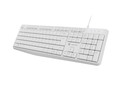 Natec Wired Keyboard Nautilus US Slim, white