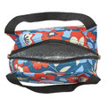 Thermal Lunch Bag Flower, blue-orange