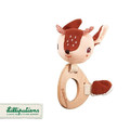 LILLIPUTIENS Wooden Rattle with Eco Stella 3m+