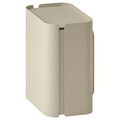 FLORSJÖN Waste bin, beige, 3 l