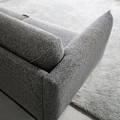 ÄPPLARYD 3-seat sofa with chaise longue, Lejde grey/black