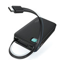 USAMS Power Bank Powerbank 10000mAh 20W Retractable USB-C Cable