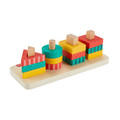 Fisher-Price Wood Toddler Toy Shape Stacker HXV05 2+