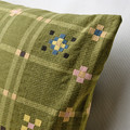 KUSTGRAN Cushion cover, yellow-green, 40x58 cm
