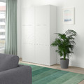 BESTÅ Storage combination with doors, white, Laxvike white, 120x40x192 cm