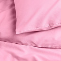 PILTANDVINGE Duvet cover and pillowcase, light pink, 150x200/50x60 cm
