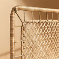 TOLKNING Headboard, handmade rattan
