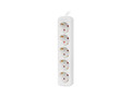 Lanberg Power Strip 1.5m 5x Schuko Outlet PS0-05F-0150-W, white