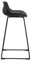 Bar Stool Tina, low, black