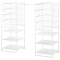 JONAXEL Frame/wire baskets/clothes rails, 142-178x51x139 cm